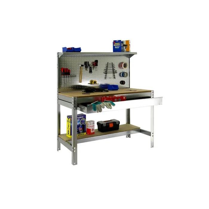 Simonrack BT3 Box 900 fixed workbench 144.5x91x61 cm Galvanized/Wood