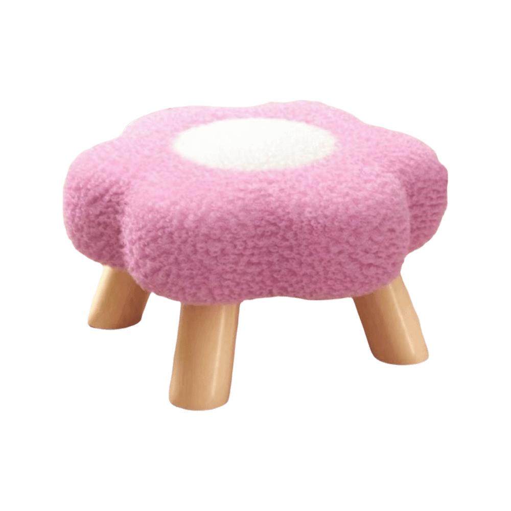 Household Low Stool Soft Sofa Stool Cute Footstool  Living Room