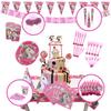 Birthday Kids Unicorn Party Supplies Tableware Plates Cup Fork Tablecloth Banner