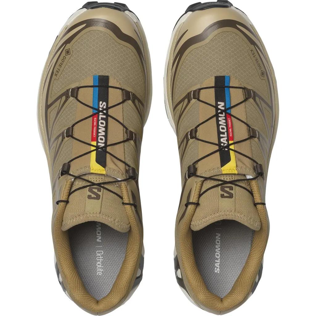 SALOMON Scarpe da ginnastica unisex XT-6 GORE-TEX Kelp Wren Safari Tan L47975000