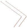 1set Metal Detector Rod 99.9% Copper Detector Rod Divining Dowsing Rods For Water Treasure Gold Finding Tools Paranormal Event