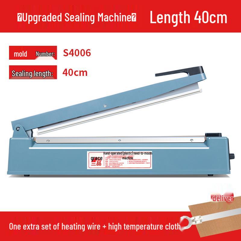 Compact Manual Heat Sealer for Mooncake, Tea, Kraft Paper, and Flat Plastic Bags