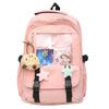 New small fresh backpack nylon large capacity junior high school student schoolbag high value casual backpack