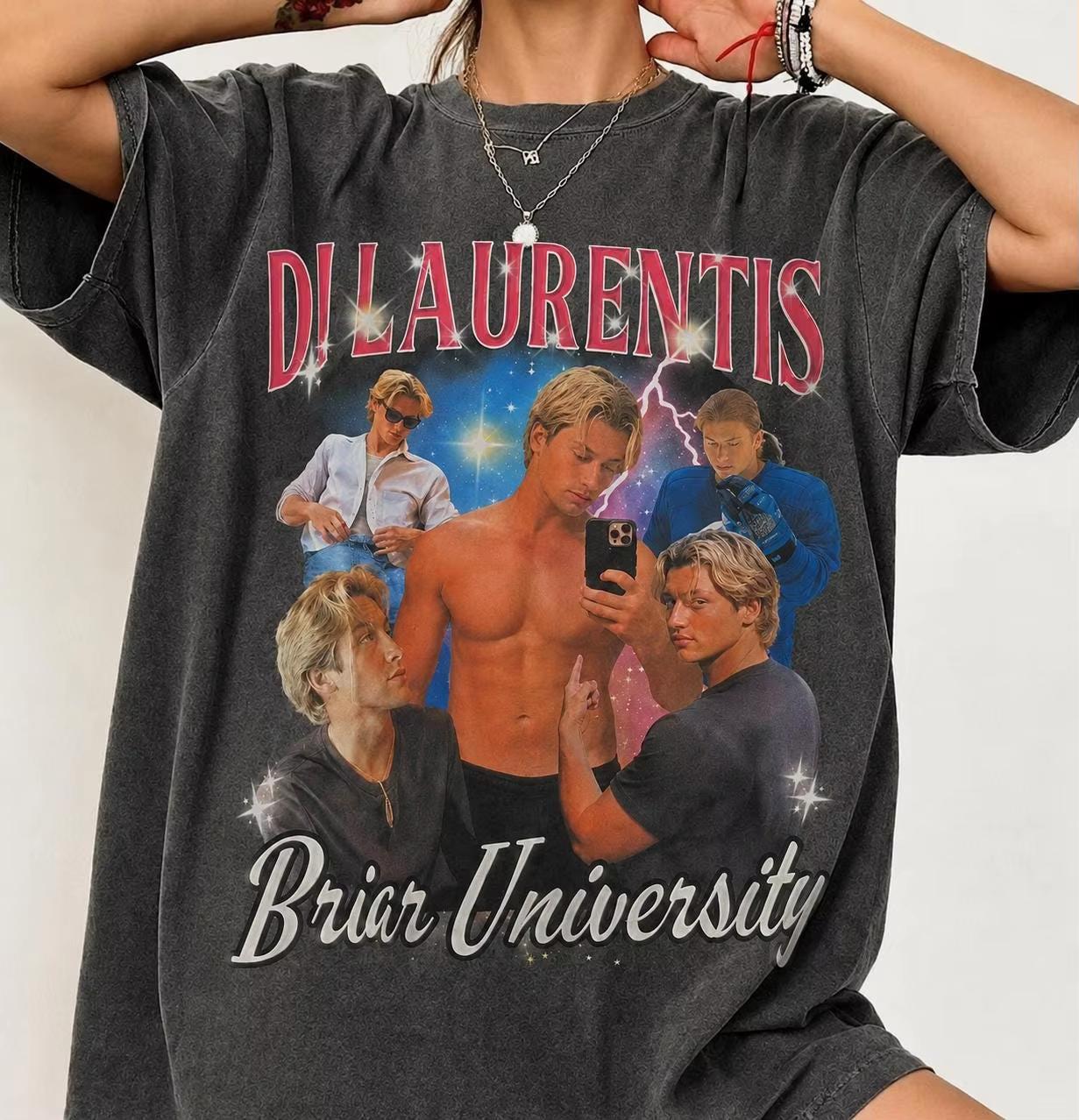 2026 TV Off-Campus Briar Dean Di Laurentis 2026 T shirt 100_Cotton Unisex Men‘s Women s T-Shirt Oversized Unisex Harajuku high quality L