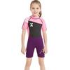 Traje de neopreno para niños de 2,5 mm, para snorkel, natación, surf, kayak, protección UV, traje completo cálido para niñas