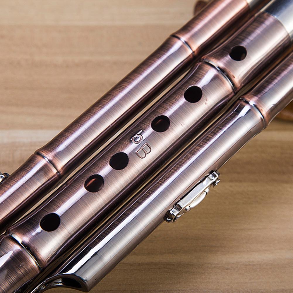 Čínská ručně vyráběná Hulusi kovová tykev Cucurbitová flétna Etnický hudební nástroj pro začínající milovníky hudby