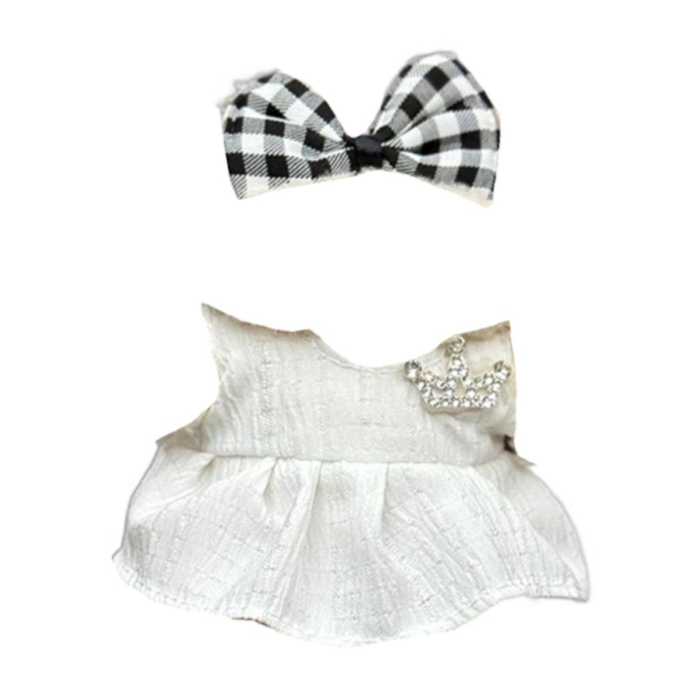 1 Set Dress Labubu Doll's Clothes Skirt Plush Dolls Clothes 17cm Labubu Clothes Set  for 17cm Labubu