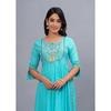 Women Embroidered Rayon Ethnic Dress Kurta Party Wear Bollywood Top Tunic Kurti VF-20204