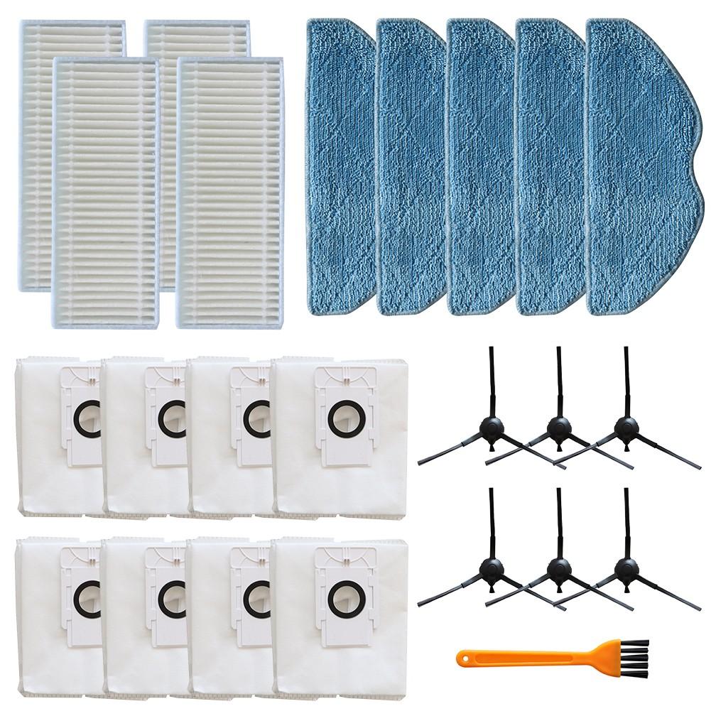For EZVIZ RE4 Plus RE5 Plus Mop Cloth Dust Bag Side Brushes Filter Set