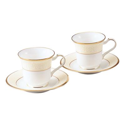 Noritake podšálek pro americký pohár 220 ccm White Palace 2 Bone China & (Párová sada) P59589/4753