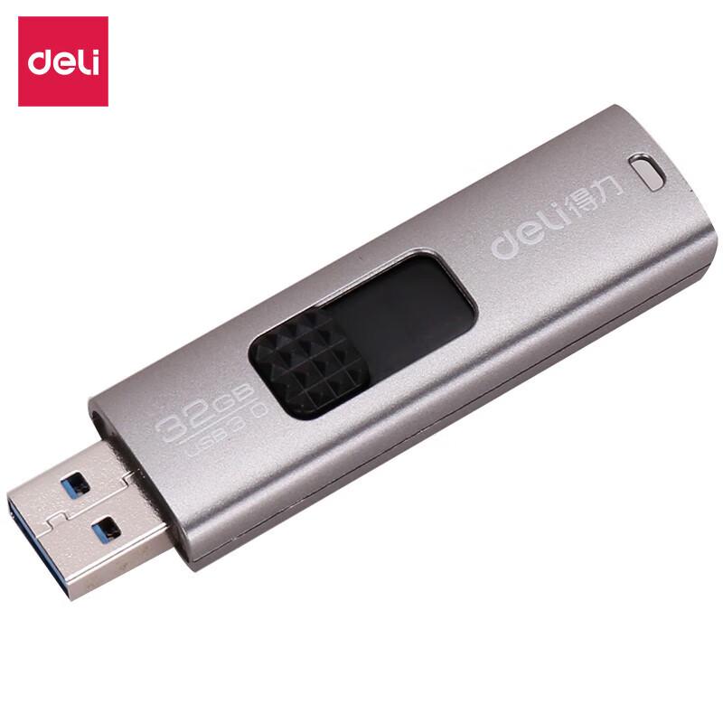 Deli 2173 32GB USB 3.0 Push-Pull Flash Drive