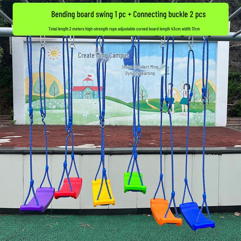 Children's Indoor/Outdoor Climbing and Swing Training Set with Rope Ladder