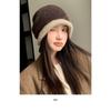 Women S Slouch Beanie Warm Windproof Korean Style Casual Cold Hat