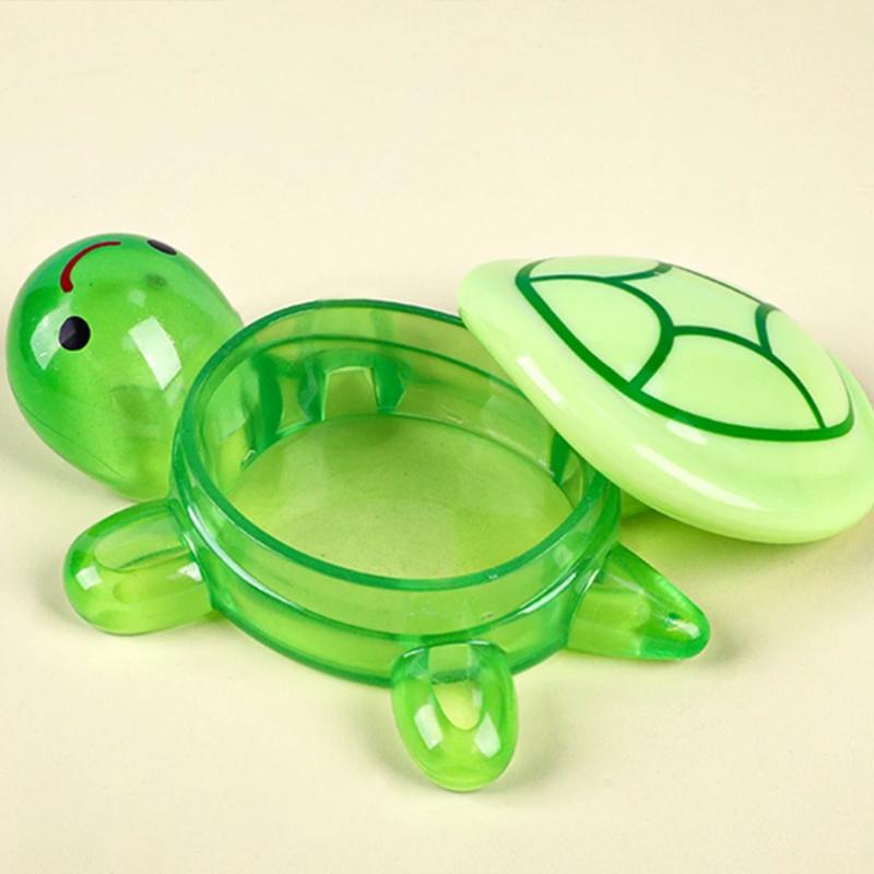 17cm Luminous Turtle Storage Box with Openable Lid Cute Cartoon Turtle Home Decor Craft Turtle Storage Case Oversized Turtle Toy