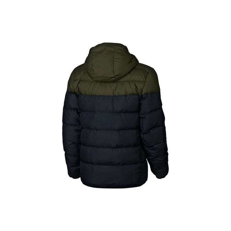 Nike Down Jackets Men's Green Black Multicolor Hooded Moderate Other 928834-395