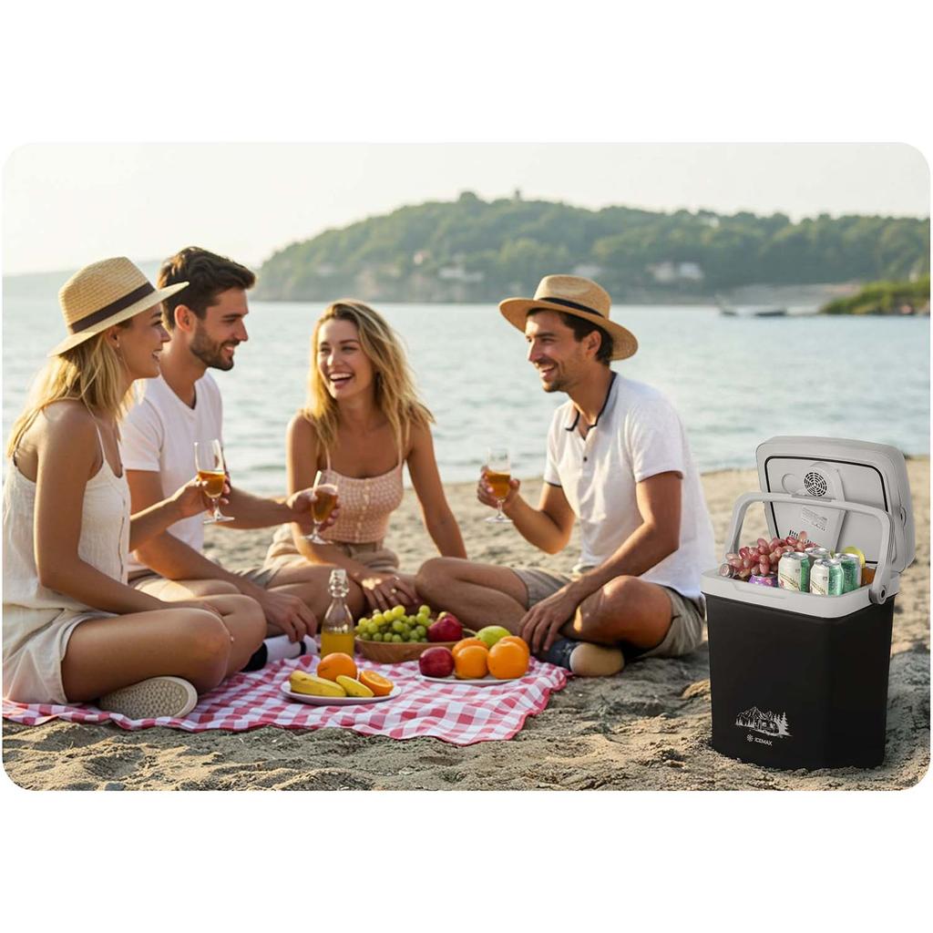 Berdsen Icemax 26 Liters Eco Mode Travel Cooler - Black