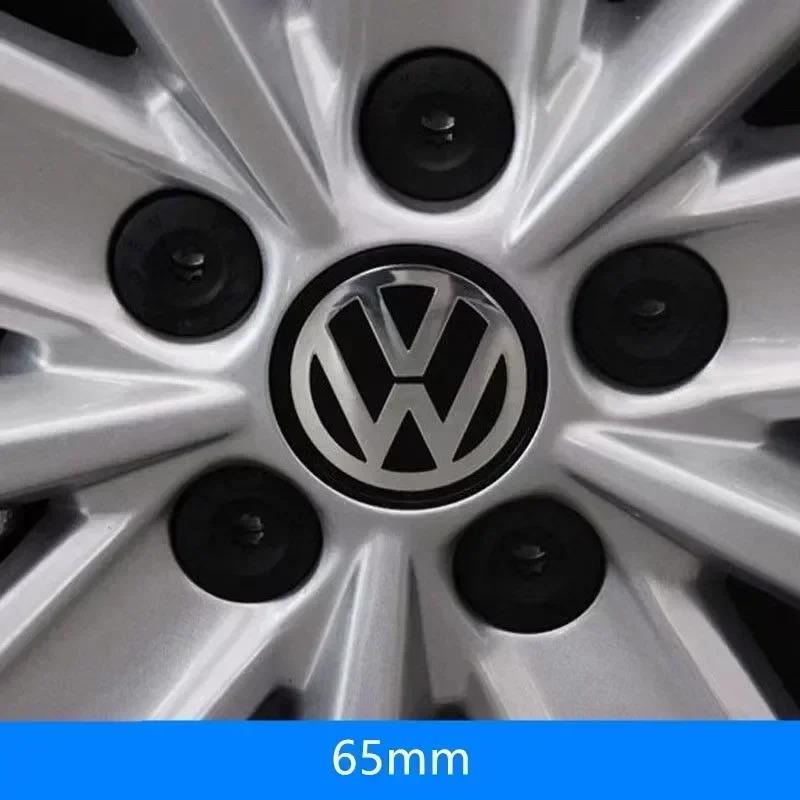 New 4PCS 56mm 65mm Car Wheel Center Hub Caps Cover for VW Volkswagen NGolf Polo Passat Touran Jetta Accessories