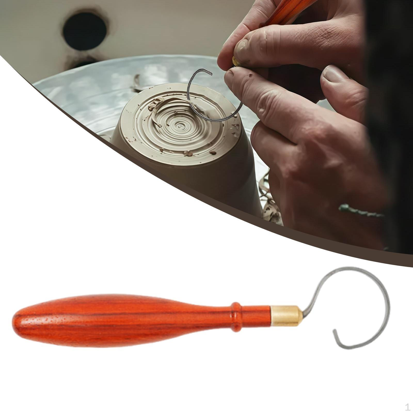 

Керамический инструмент для обрезки и резьбы, Моделирующая ручка для скульптуры, Деревянная ручка, Деревянная лента для художников