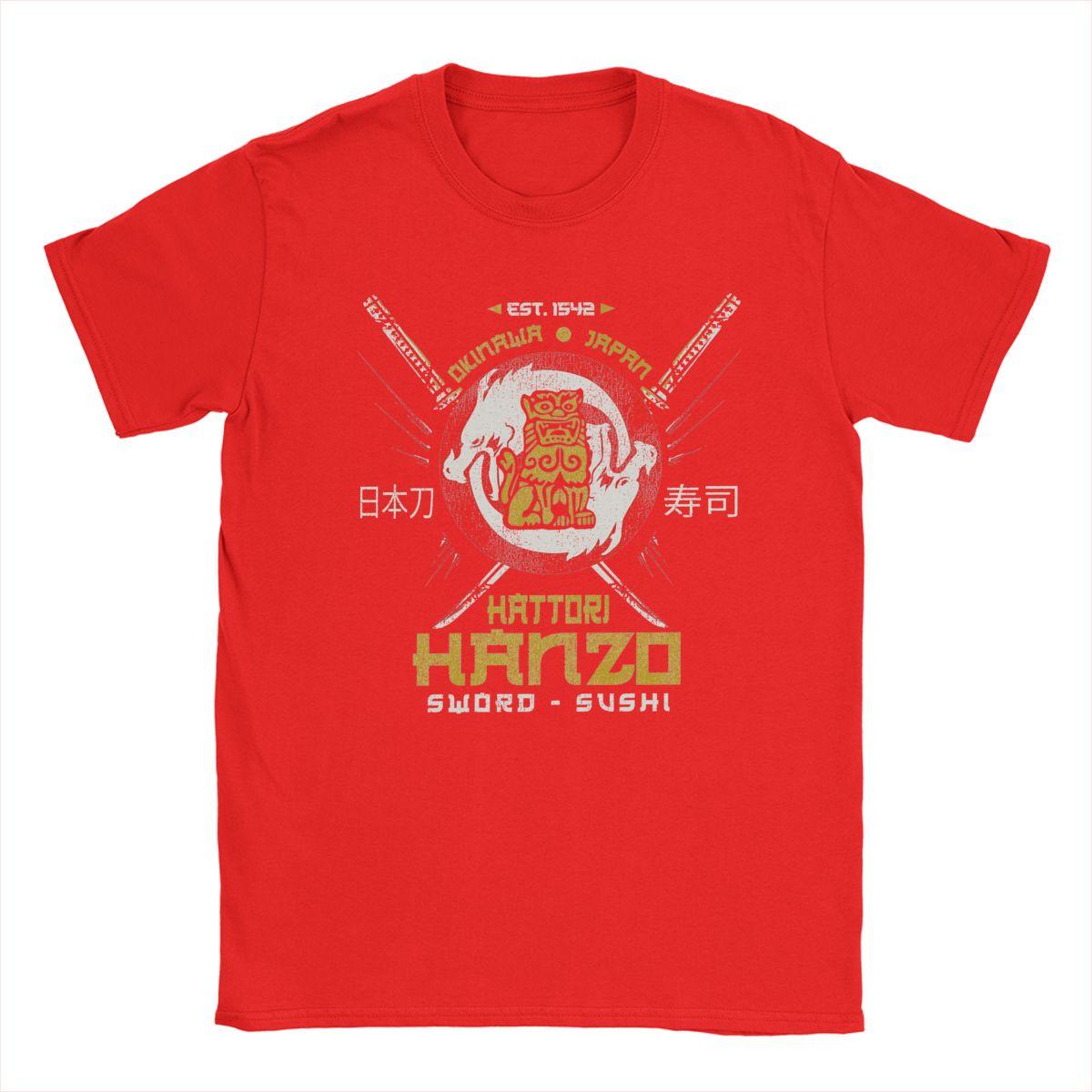 Hattori Hanzo Sword Logo Kill Bill T-Shirt Men Fashion Cotton Tee Shirt Crew Neck Short Sleeve T Shirt Plus Size Clothes S