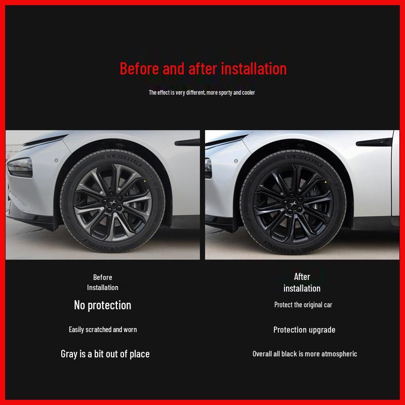 XPeng P7 Hubcap 19-inch Wheel Cover - Corrosion Protection & Black Finish Accessory