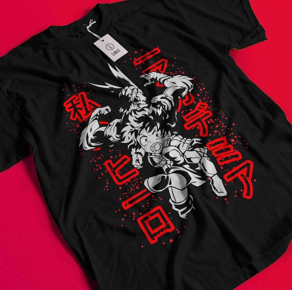 Deku T-shirt My Hero Academia Tshirt Anime Midoriya Dabi Shoto Shirt All Might BB639