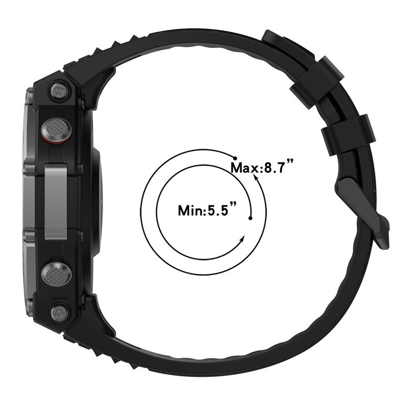 Silikonband für Amazfit T-REX3 Uhrenarmband, weiches Smartwatch-Sportarmband, Armband für Amazfit T-REX3 Zubehör