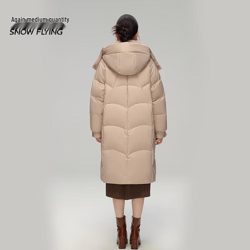 

SNOWFLYING Solid Color Loose Fit Down Jacket L