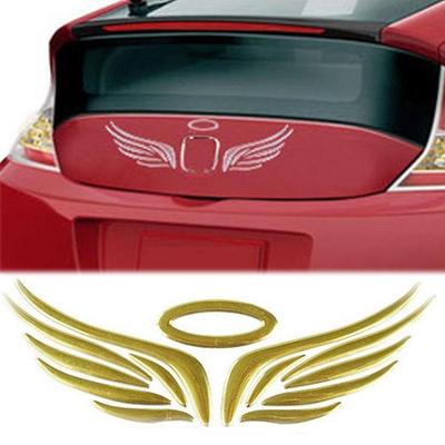 3D samolepky na auto s andělským křídlem Samolepky na auto Odznak vozidla Logo Styl auta Voděodolné samolepky na nárazníky s vysokou přilnavostí
