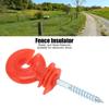 50Pcs Screw In Design Fence Insulator Rainproof Screw In Insulator  Timber Post