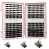 Curly and Thick Fluffy Volume Lashes Enlarge Eyes Anime Eyelash Clusters  For Beginners