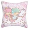 Littletwinstars Sanrios Pillow Covers Cartoon Sofa Decorative Home Double-Sided Printing Short Plush Cute Cushion Cover