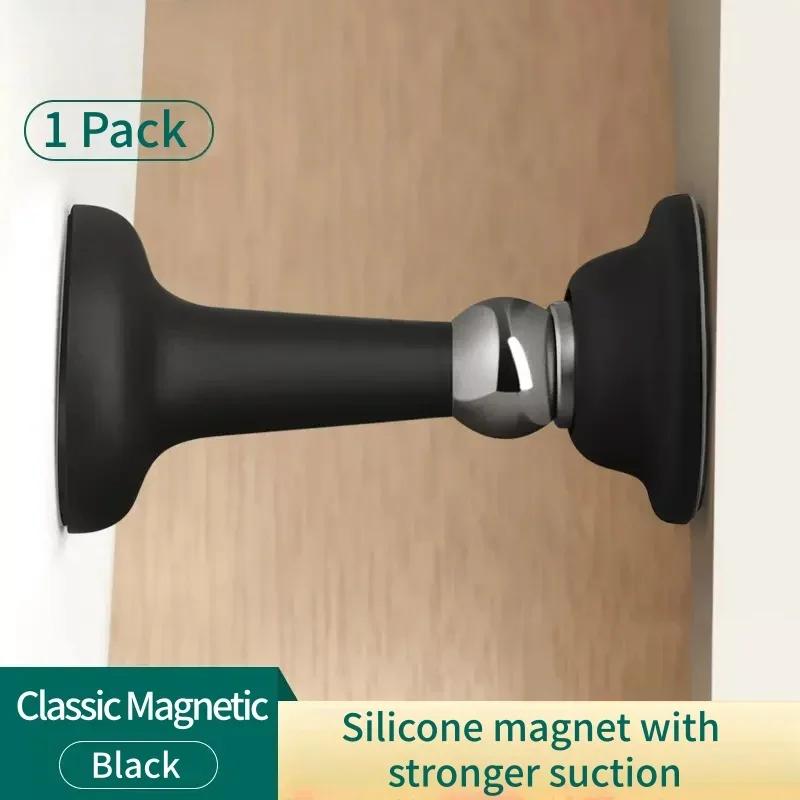 

Silicone Anti-collision Door Stopper Strong Magnetic Silent No Punching Wall & Floor Compatible Door Holder