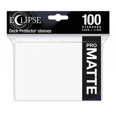 Eclipse Matte Sleeve Standard Size: Arctic White