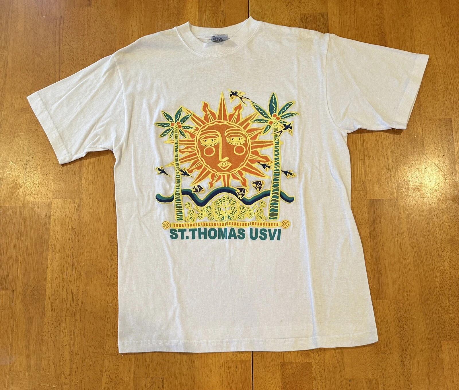 Vintage 90s St. Thomas Virgin Islands T Shirt Medium S
