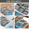 Foldable Drawer Organizer, Multifunctional Storage Box, Suitable for Kitchen Utensils, Tools, Jewelry, Makeup