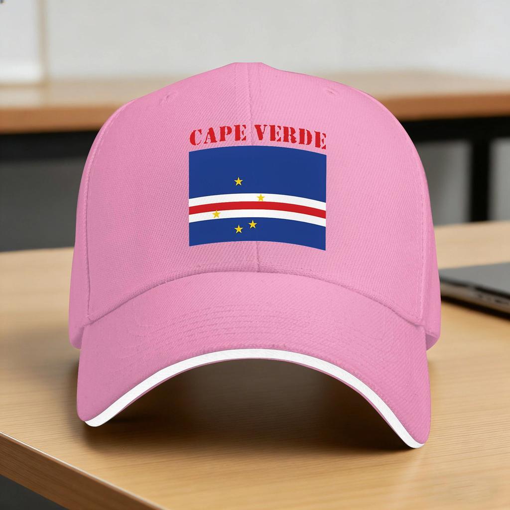 Cape Verde Flag Baseball Cap UnisexTeens Print Trucker Hat Summer Yk Funny Outdoor Sport Dropshipping Baseball Caps