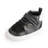 Winter Autumn Boys' Cozy Cotton Shoes - Solid Color, Plus Velvet, Soft Sole Baby Shoes