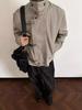 Retro American Vintage Wide Lapel Jacket for Men and Women