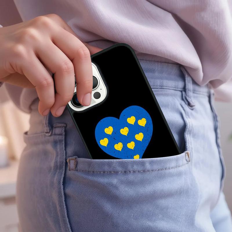 Frieden Liebe & Ukraine Handyhülle Für iPhone 17 Air 15 16e 14 13 Pro Max Hülle 12 11 Pro Max PLUS cover