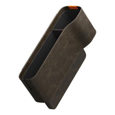 OrganizeFun Serie brauner Auto-Becherhalter und Krimskrams-Organizer