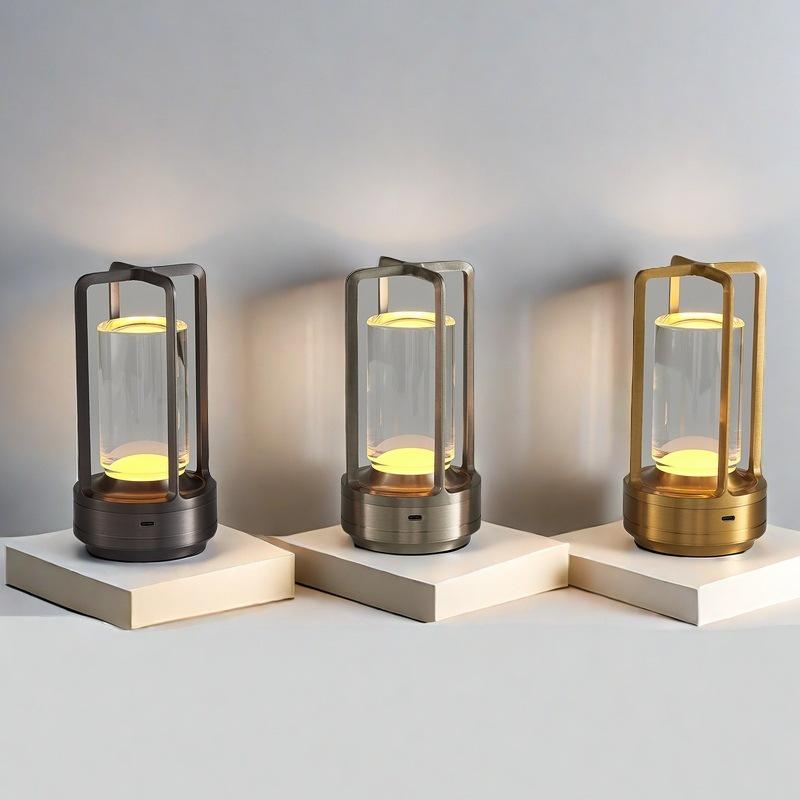 Luxury LED Desk & Bedside Lamp: High-End, Creative Night Light for Bedroom and Camping