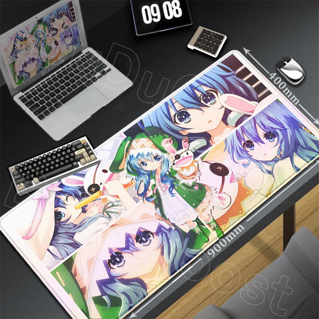 Date A Live Anime Mousepad Cute Girl Yoshino Laptop Deskmat Large E-sports Gaming Keyboard Carpet HD Printing Office Accessories