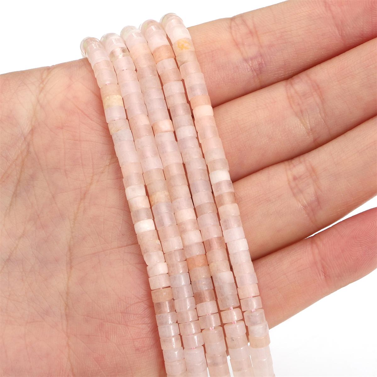 

2x4 мм бирюзовые агаты нефритовые бусины-разделители плоские круглые бусины из натурального камня аметист тигровый глаз бусины для изготовления ювелирных изделий DIY браслет ожерелье серьги Pink Aventurine