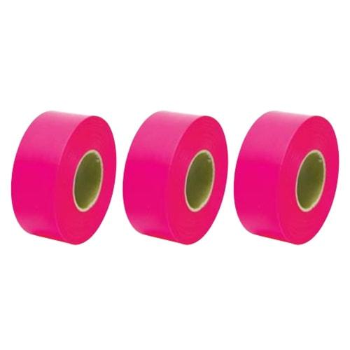 Shinwa Sokutei Marking Tape, Fluorescent Pink, Set of 3