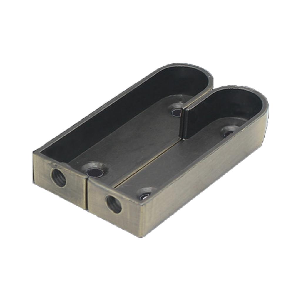 Flanșe Socket Robuste Portabile pentru Șină de Dulap pentru Dulap și Șină de Perdea Instalare Ușoară pentru Dormitor sau Magazin