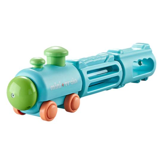 Pull-Back Water Shooter 6-10M Range Squirt Toys with Moving Wheels Exciting Outdoor Water Toy for Kids