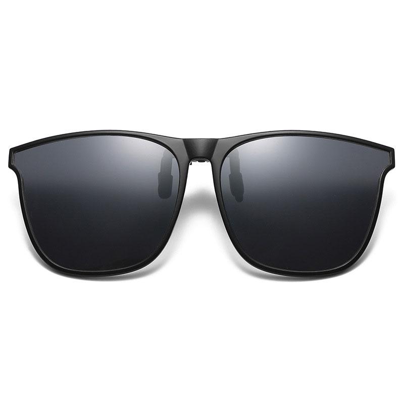 Polarized Clip On Sunglasses Color Changing Sunglasses Men Photochromic Car Driver Goggles Night Vision UV Resistant Sunglasses