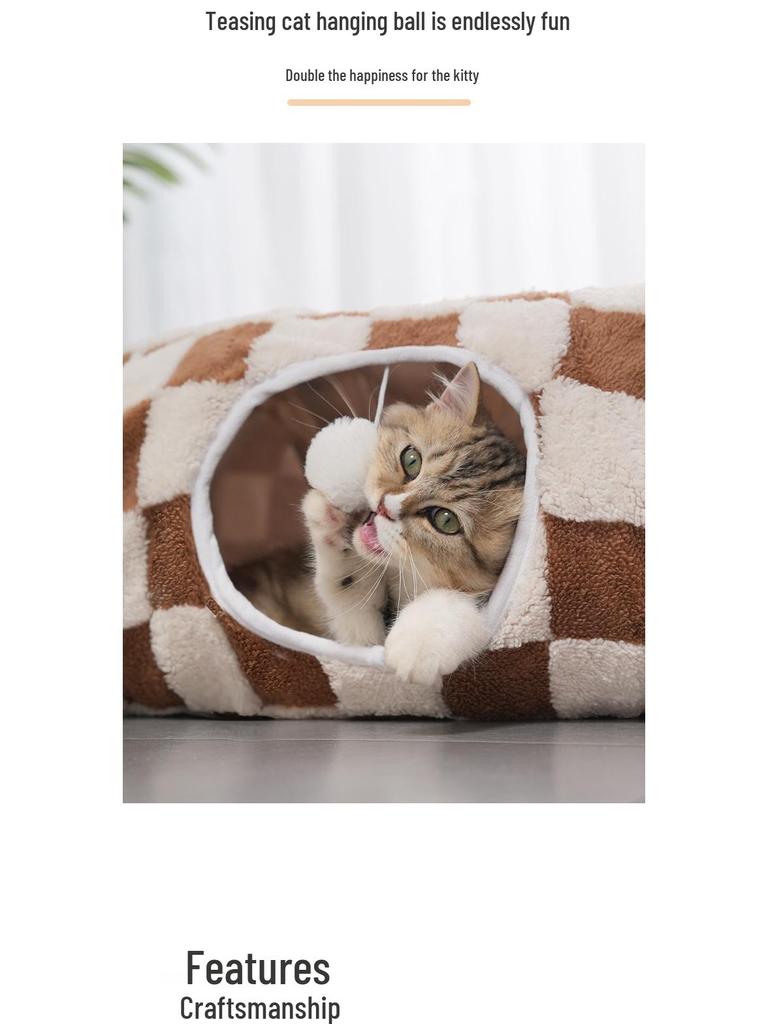 S Şekilli Sınır Ötesi Kedi Tüneli: Özelleştirilebilir ve Sökülebilir Evcil Hayvan Yuvası