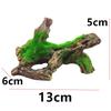 Aquarium Decoration Resin Wood for Fish Tank Decoration Wood Moss Root for Aquarium Ornaments Green Moss Fish Tank Decorative