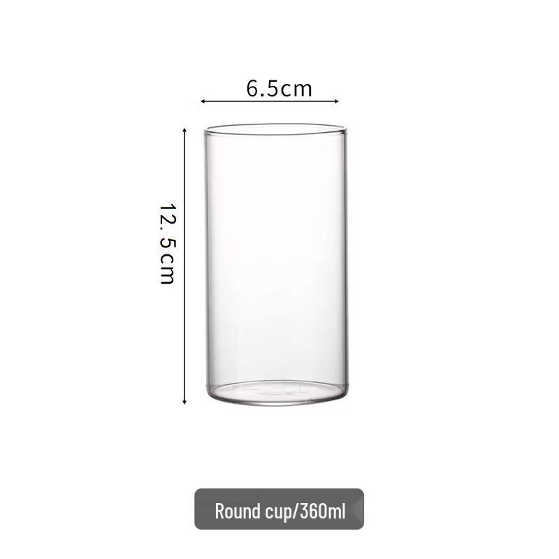 Heat-Resistant Borosilicate Long Drink Glass - Straight Sided, Thin Base